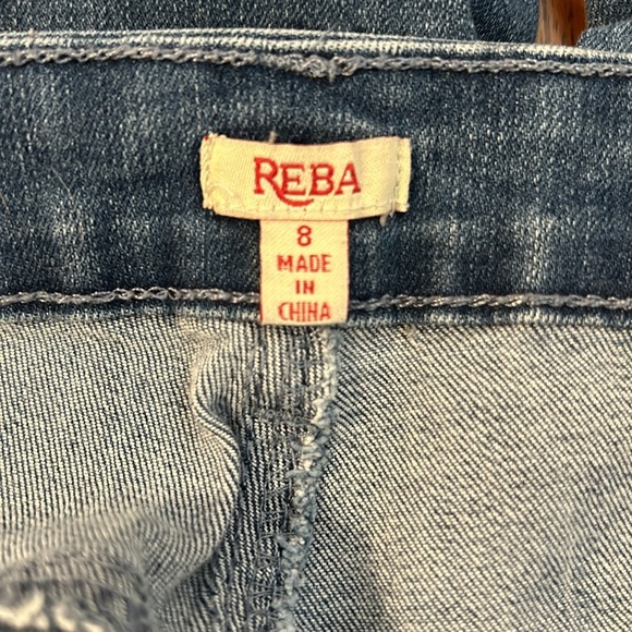 Reba Jeans with Netal Stud Detail at Pockets and Down Leg - Picture 4 of 8